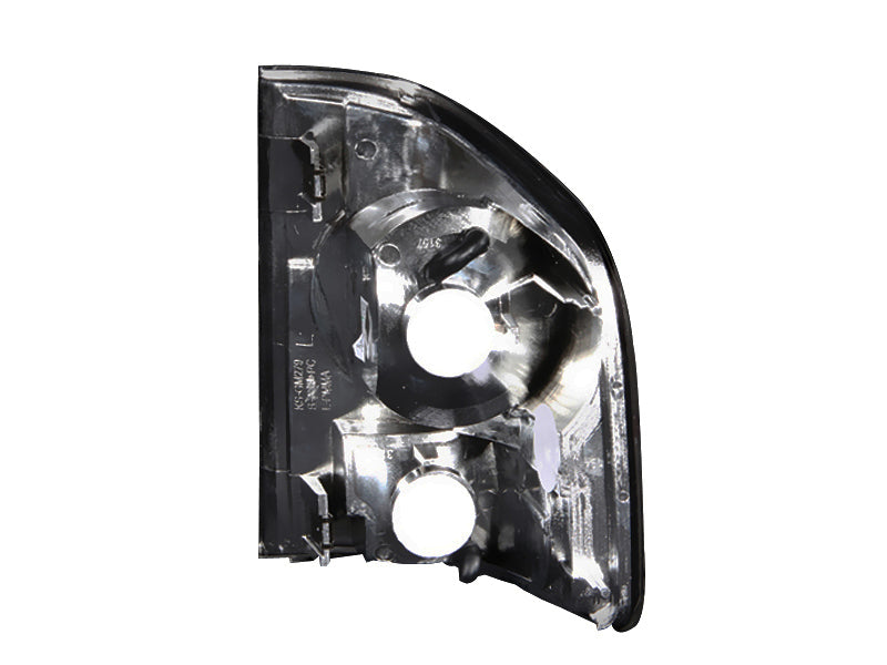 ANZO 1995-2005 Chevrolet S-10 Taillights Black 3D Style - 211034