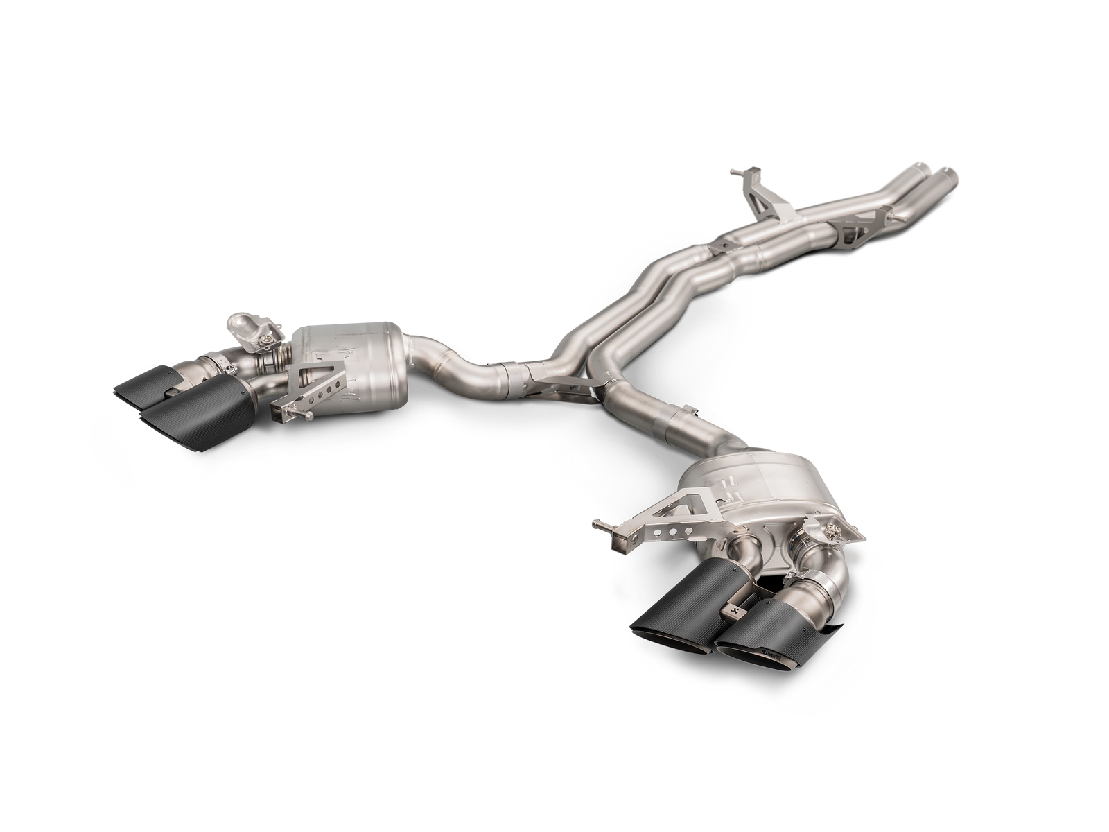 Akrapovic 2014 Porsche Macan Turbo (95B) Evolution Line Cat Back (Titanium) w/ Titanium Tips - S-PO/TI/7H