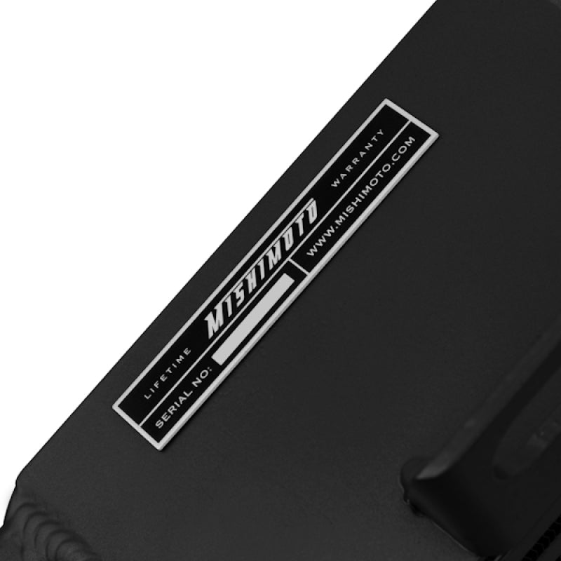 Mishimoto Subaru 02-07 WRX/04-07 STi Top-Mount Intercooler Kit - Powder Coated Black &amp; Blue Hoses - MMTMIC-WRX-01BKBL