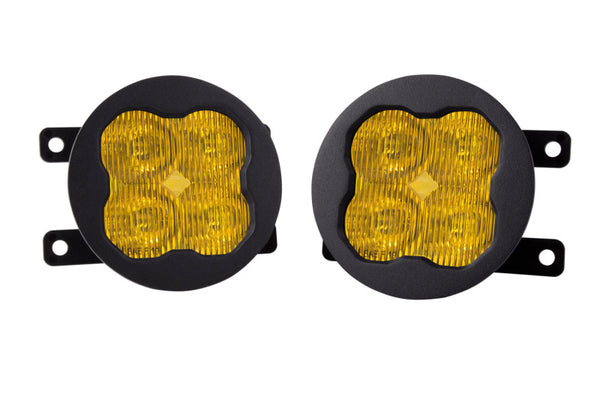 Diode Dynamics SS3 Sport Type A Kit ABL - Yellow SAE Fog - DD6981 for 2009-2021 Nissan Frontier - front view