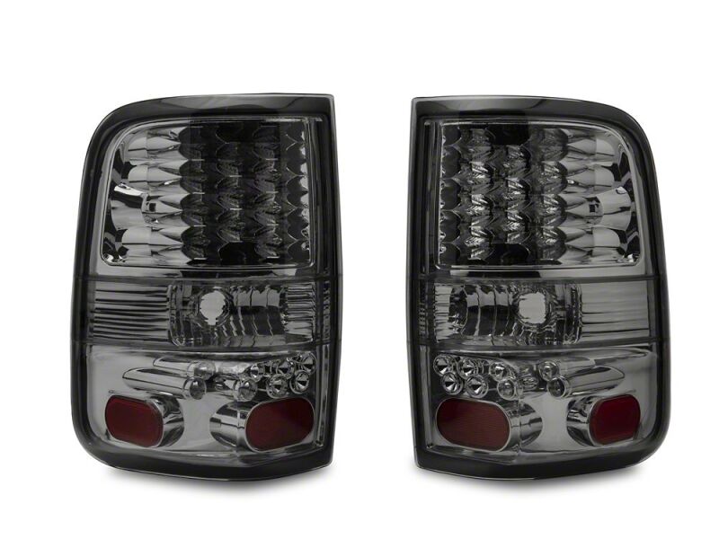 Raxiom 04-08 Ford F-150 Styleside LED Tail Lights- Chrome Housing- Smoked Lens - T542879 - close-up view 8