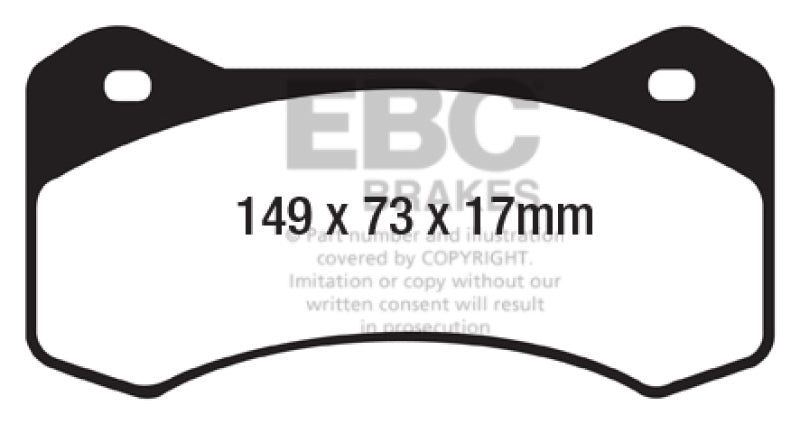 EBC Brakes Bluestuff Street and Track Day Brake Pads - DP5054NDX