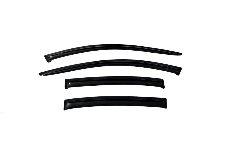 AVS 08-12 Chevy Malibu Ventvisor Outside Mount Window Deflectors 4pc - Smoke - 94068