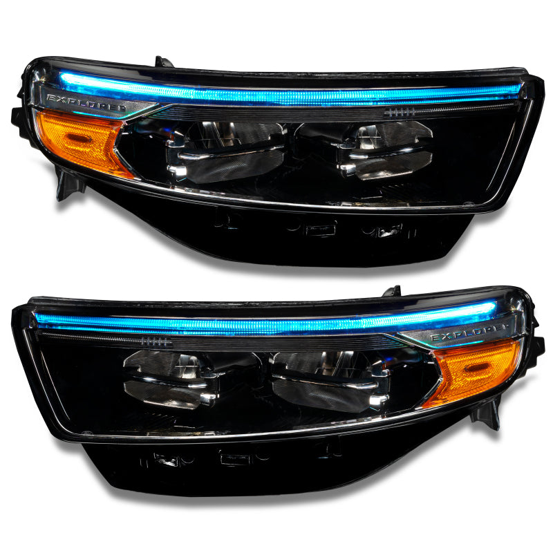 Oracle 20-22 Ford Explorer Dynamic RGB Headlight DRL Kit - - w/ 2.0 Controller SEE WARRANTY - 1472-333