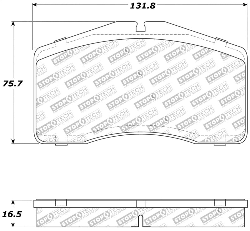 StopTech Performance 92-98 Porsche 911 Front Brake Pads - 309.05940