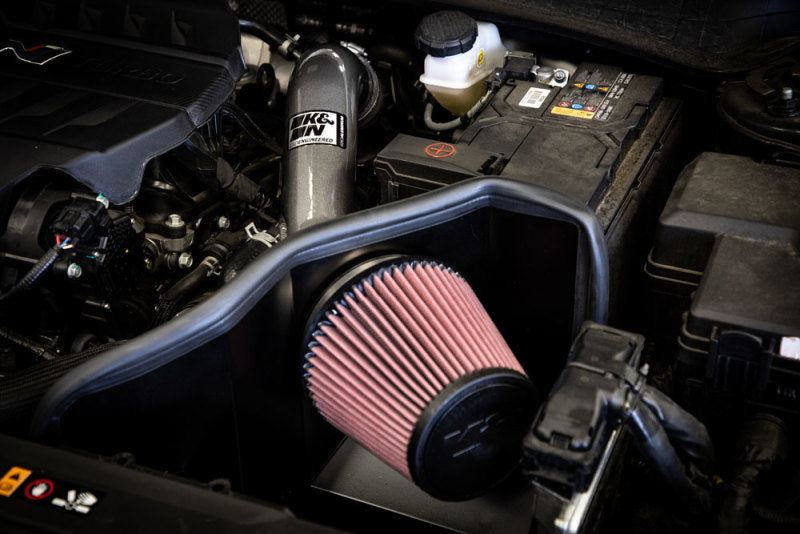 K&amp;N 2022 Hyundai Elantra N 2.0L L4 Silver Typhoon Intake - 69-5329TC
