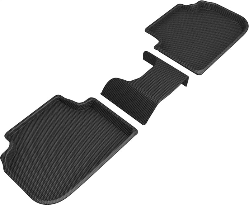 3D Maxpider 20-22 BMW 2 Series Gran Coupe Kagu Second Row Floormat - Black - L1BM11121509