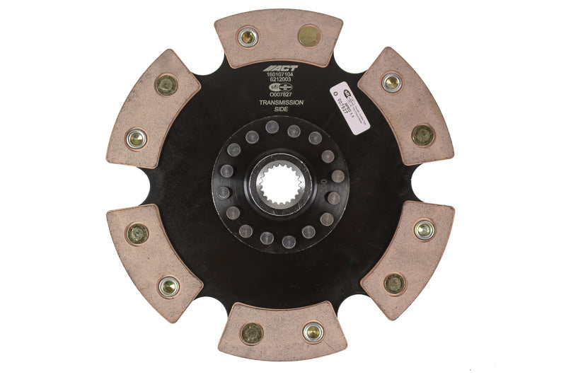 ACT 2007 Lotus Exige 6 Pad Rigid Race Disc - 6212003
