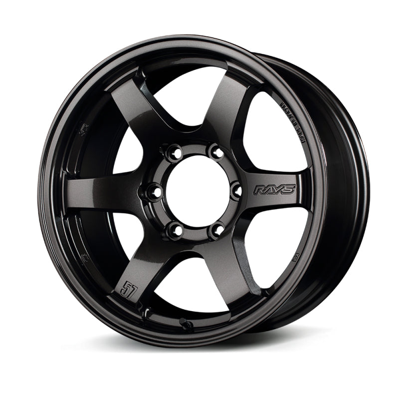 Gram Lights 57DR-X 16X8.5 -30 6-139.7 Super Dark Gunmetal - WGIXK-30KH8