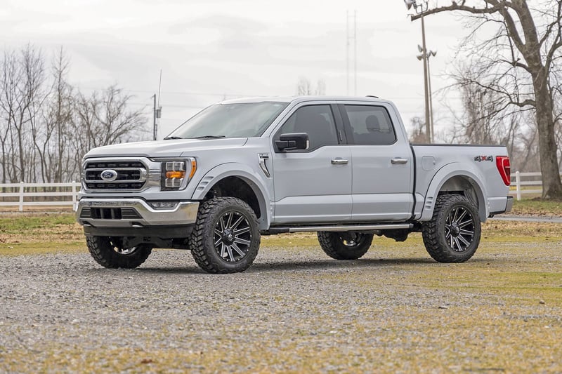 Rough Country - Fender Flares - SF1 - YZ Oxford White - Ford F-150 2WD/4WD (2021-2025) - F-F320210A-YZ