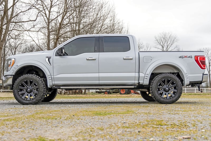 Rough Country - Fender Flares - SF1 - YZ Oxford White - Ford F-150 2WD/4WD (2021-2025) - F-F320210A-YZ