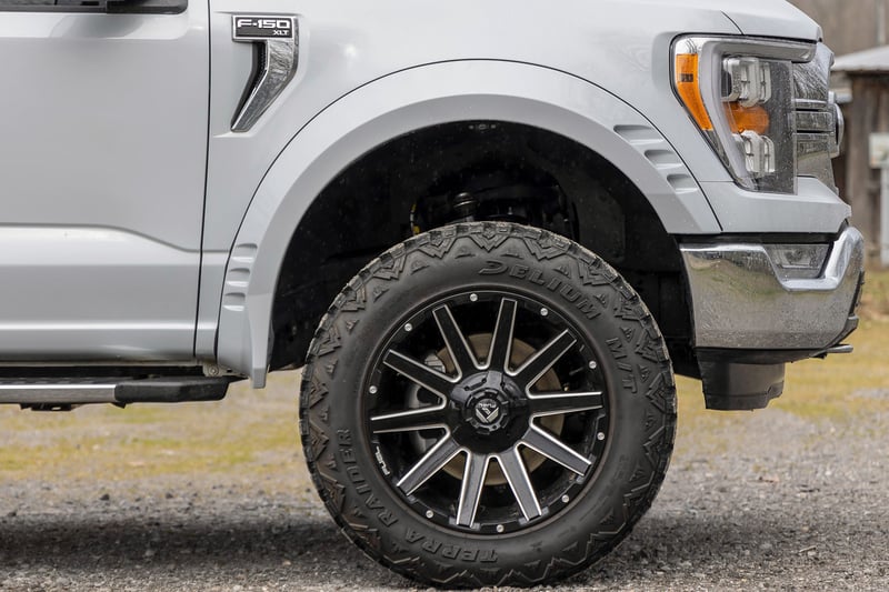 Rough Country - Fender Flares - SF1 - YZ Oxford White - Ford F-150 2WD/4WD (2021-2025) - F-F320210A-YZ