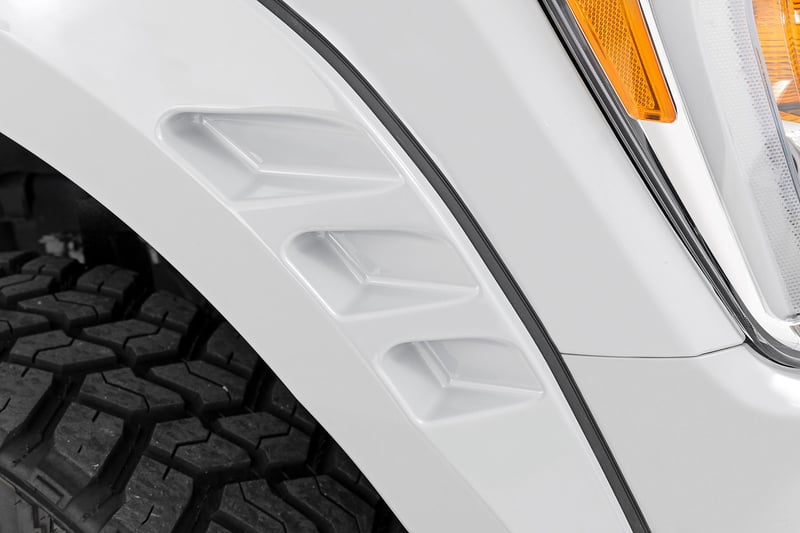 Rough Country - Fender Flares - SF1 - YZ Oxford White - Ford F-150 2WD/4WD (2021-2025) - F-F320210A-YZ