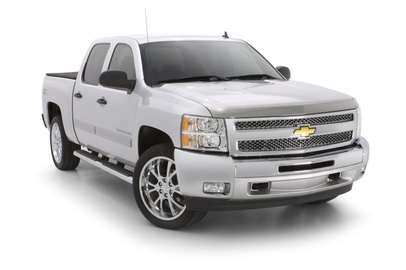 AVS 16-18 Toyota Tacoma Aeroskin Low Profile Hood Shield - Chrome - 622079