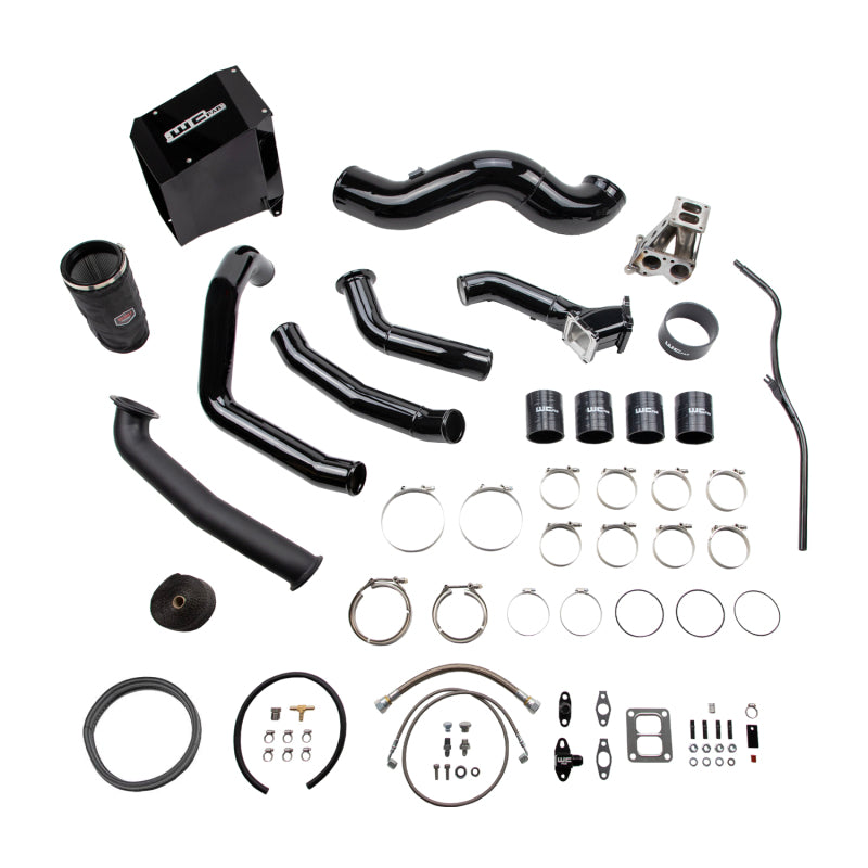 Wehrli 01-04 GM Duramax LB7 S400 Single Turbo Install Kit - Sparkle Granny Smith - WCF100489-SGS