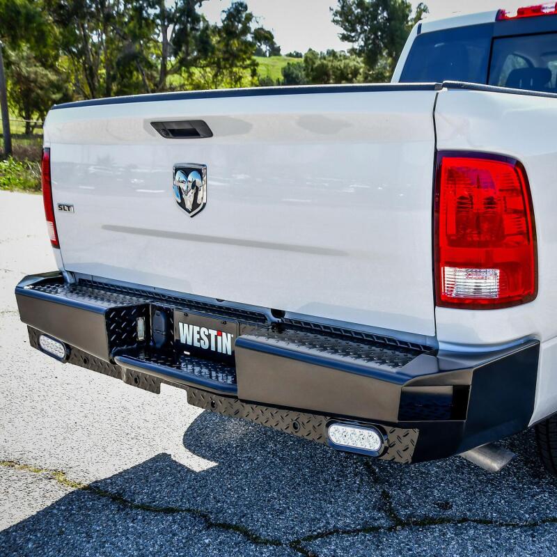 Westin 09-18 Ram 1500 HDX Bandit Rear Bumper - Black - 58-341175