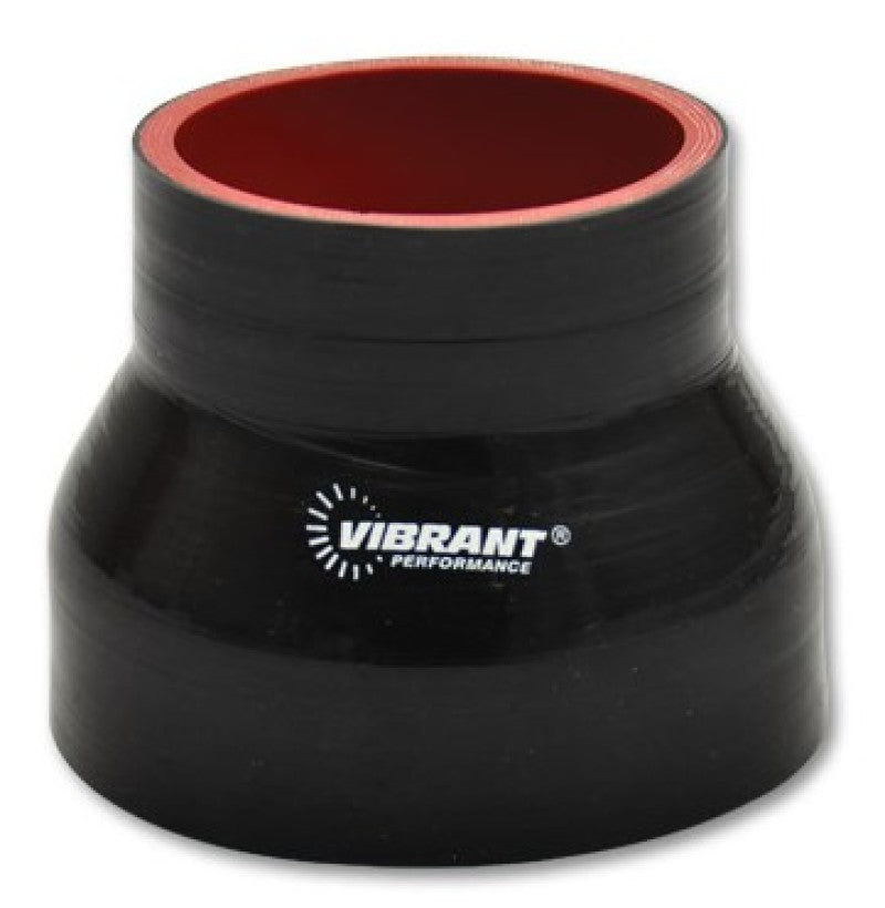 Vibrant 4 Ply Reducer Coupling .75in x .50in x 4in Long - Black - 19710