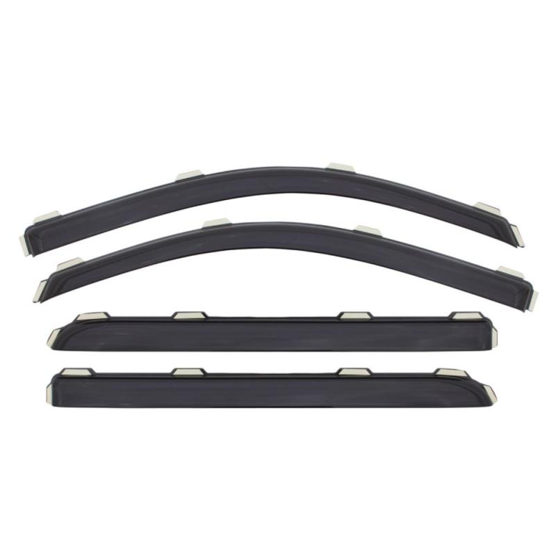 AVS 10-18 Toyota 4Runner Ventvisor In-Channel Front &amp; Rear Window Deflectors 4pc - Smoke - 194242