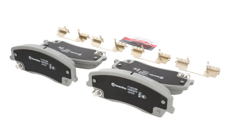 Brembo 05-08 Chrysler 300/ Dodge Charger/Challenger/Magnum Front NAO Brake Pad - P18034N