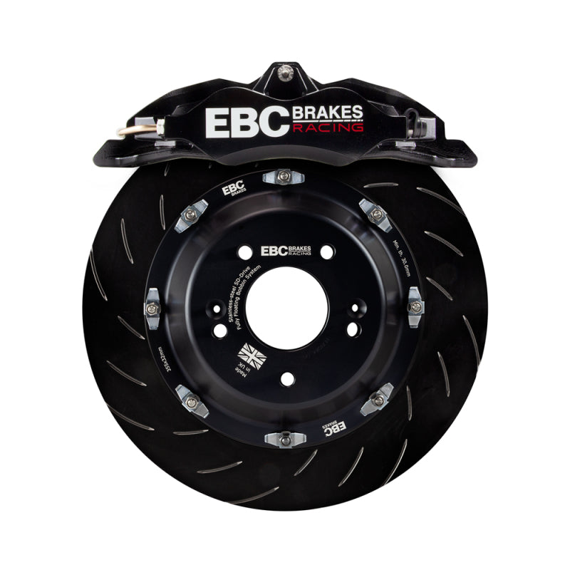 EBC Racing 11-18 Ford Focus ST (Mk3) Black Apollo-4 Calipers 355mm Rotors Front Big Brake Kit - BBK012BLK-1
