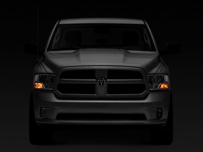 Raxiom 09-18 Dodge RAM 1500 Axial OEM Rep Headlights w/ Single Bulb- Chrome Housing (Clear Lens) - R118018