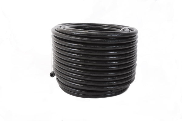 Aeromotive PTFE SS Braided Fuel Hose - Black Jacketed - AN-06 x 4ft - 15321