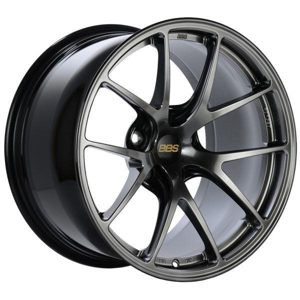 BBS RI-A 18x9.5 5x114.3 ET35 Diamond Black Wheel -82mm PFS/Clip Required - RIA018DB by BBS