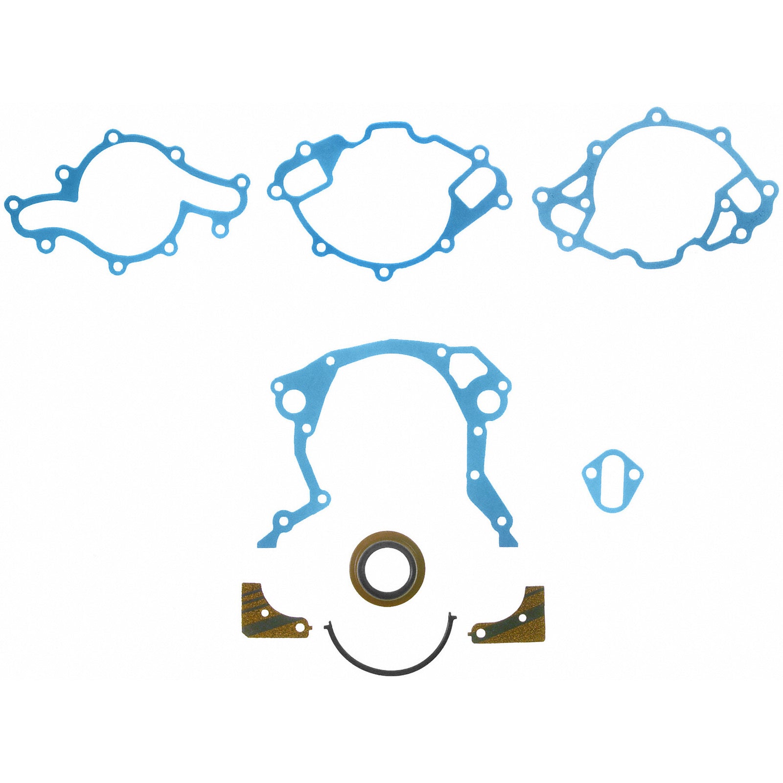 Fel-Pro Ford 5.0L / 5.8L Engine Timing Cover Gasket Set - TCS45449 - front view