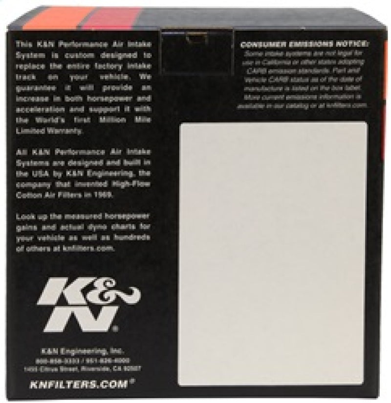 K&N 95-99 Mitsubishi Eclipse Turbo Performance Intake Kit - 57-5504-1