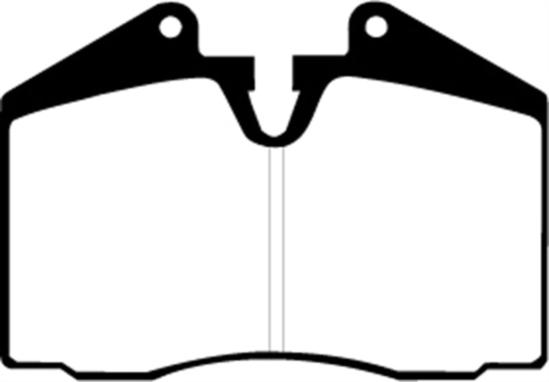 EBC 86-91 Porsche 928 5.0 Greenstuff Rear Brake Pads - DP2612