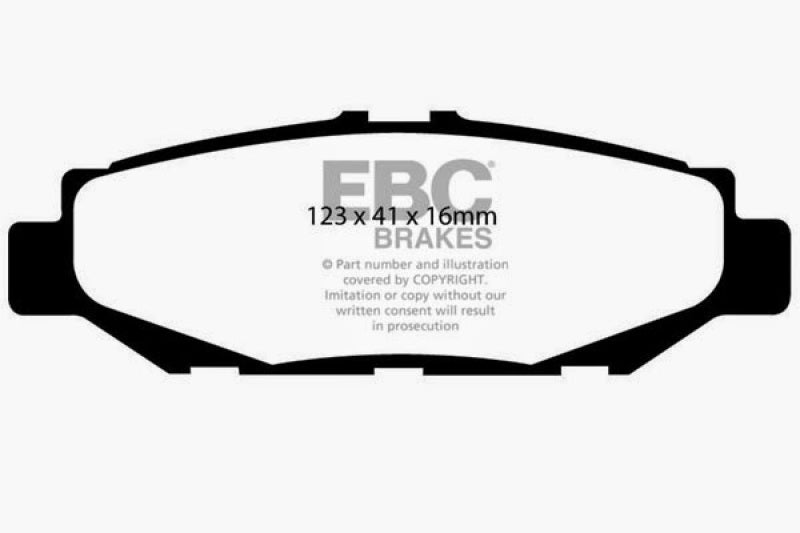 EBC 93-97 Lexus GS300 3.0 Redstuff Rear Brake Pads - DP3848C