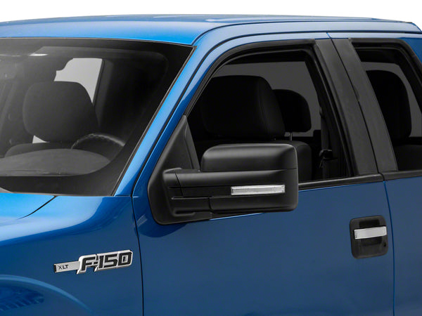 Raxiom 09-14 Ford F-150 Axial Series White LED Mirror Turn Signal- Clear - T556985 for 2009-2014 Ford F 150 - front view