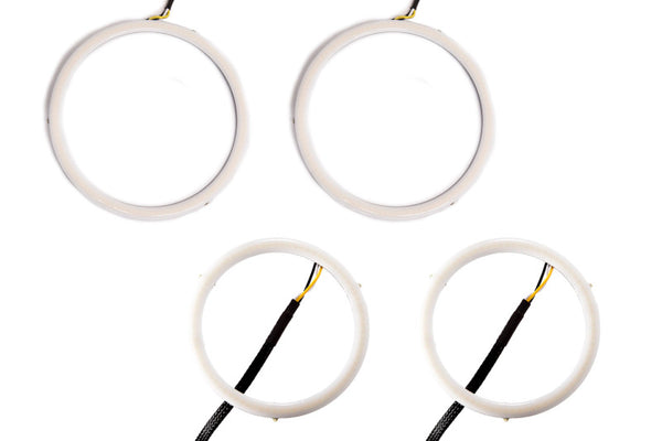 Diode Dynamics Halo Lights LED 100mm/130mm - Red Four - DD2271 for 2001-2006 BMW M3 - front view
