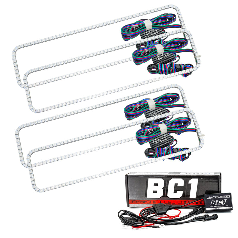 Oracle Chevrolet Blazer 92-94 Dual Halo Kit - ColorSHIFT w/ BC1 Controller SEE WARRANTY - 2278-335