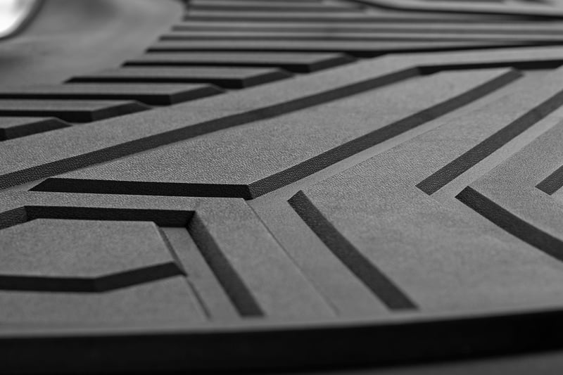 Rough Country - Flex-Fit Floor Mats - First & Second Row - Ford F-250/F-350 Super Duty 2WD/4WD (2017-2025) - FF-51712