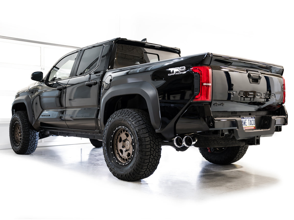 AWE Exhaust for 4th Gen Toyota Tacoma Dual Chrome Silver Tips - 3015-32254
