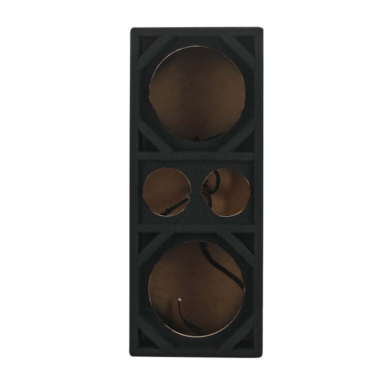 DS18 Ported Enclosure w/ 2x 8in Mids & 2x 3.6in (Not Included)- Black Carpet - VOC8PRO - additional view 4