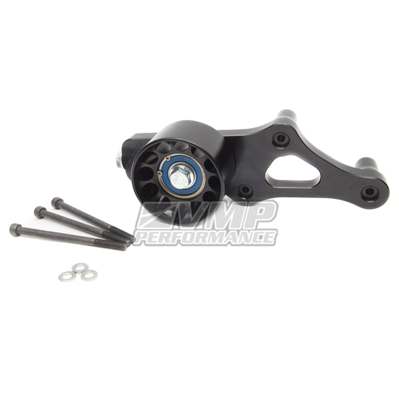 VMP Performance 07-14 Ford Shelby GT500 Adjustable Aux Idler - Black Anodized - VMP-SUT004