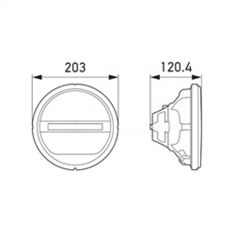 Hella Headlamp INSERT GR 1F8 - 241449011