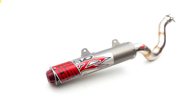 Big Gun 09-23 Yamaha YFZ 450R EVO R Series Slip On Exhaust - 09-24702 - front view