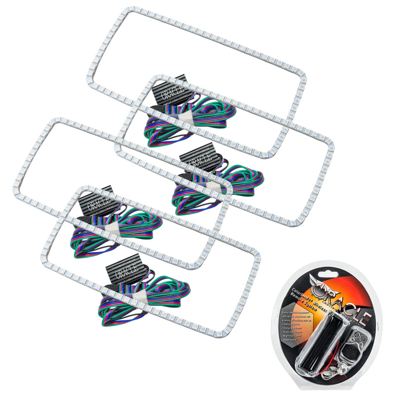 Oracle GMC Sierra 07-13 Halo Kit (New Square Ring Design) - ColorSHIFT SEE WARRANTY - 2629-330