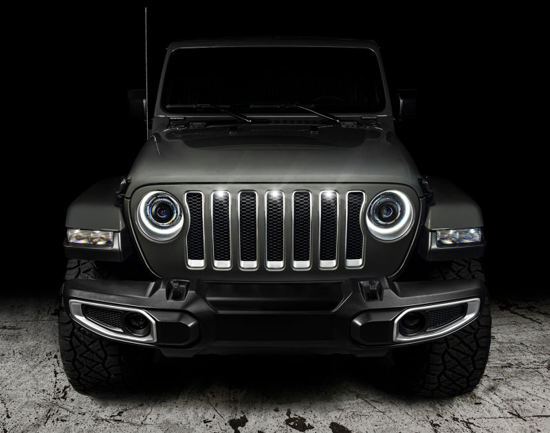 Oracle Pre-Runner Style LED Grille Kit for Jeep Wrangler JL - White SEE WARRANTY - 5870-001