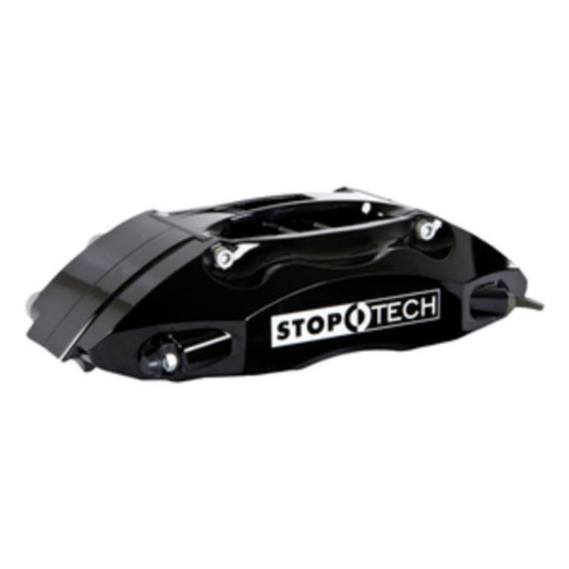 StopTech 08-12 WRX STi Front BBK ST40 355x32 Slotted Rotors Black Calipers - 83.842.4700.51