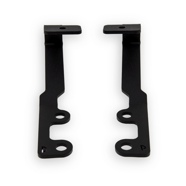 Cali Raised 2024+ Toyota Tacoma Ditch Light Mounting Brackets - CR4050 - front view