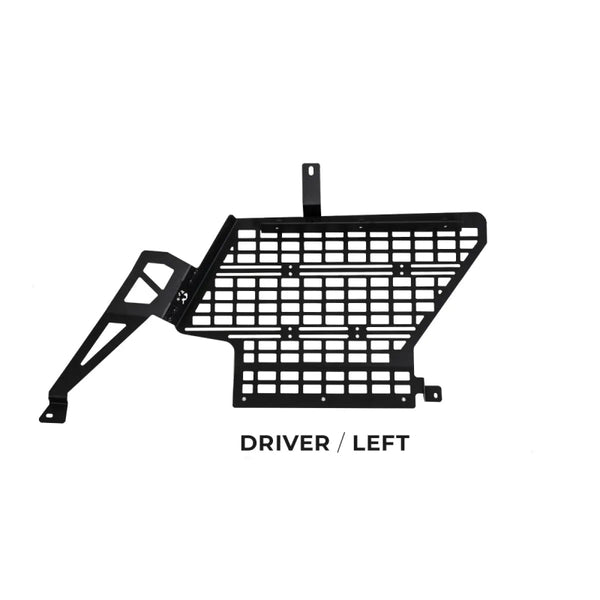 Cali Raised 2025+ Toyota 4Runner Interior Rear Side Window Molle Panel - 2 Row Seating - Driver Side - CR4350 - front view
