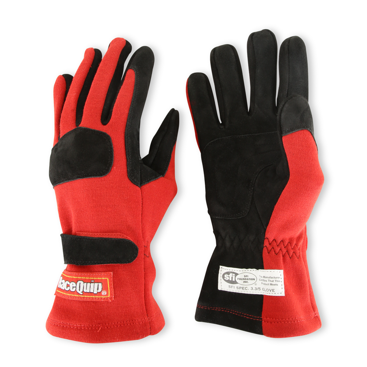 RaceQuip Red 2-Layer SFI-5 Glove - Large