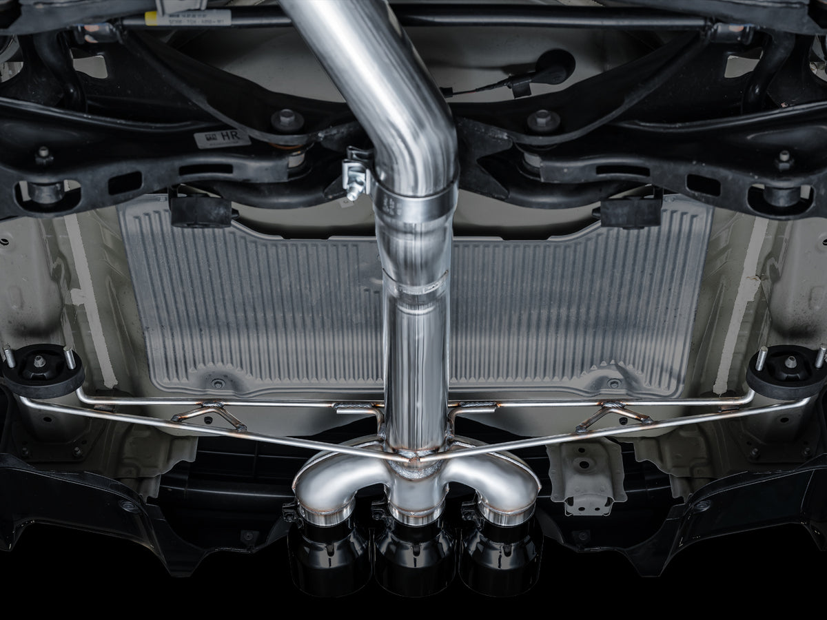 AWE Tuning 2024 Acura Integra Type S DE5 FWD Track Edition Exhaust w/ Triple Diamond Black Tips - 3020-53335
