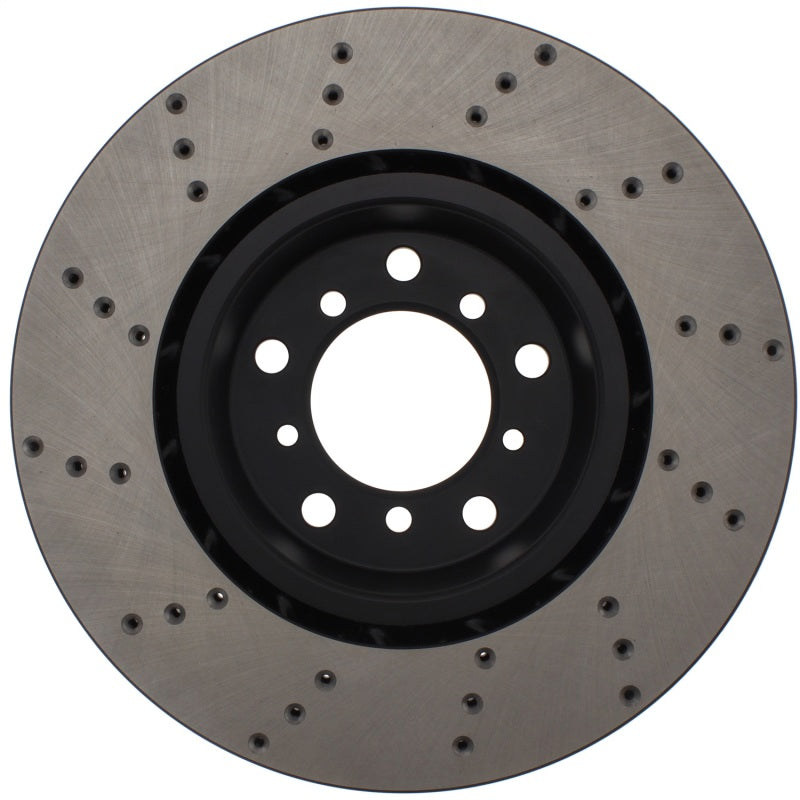 StopTech 01-06 BMW M3 Drilled Left Front CRYO Rotor - 128.34058CL