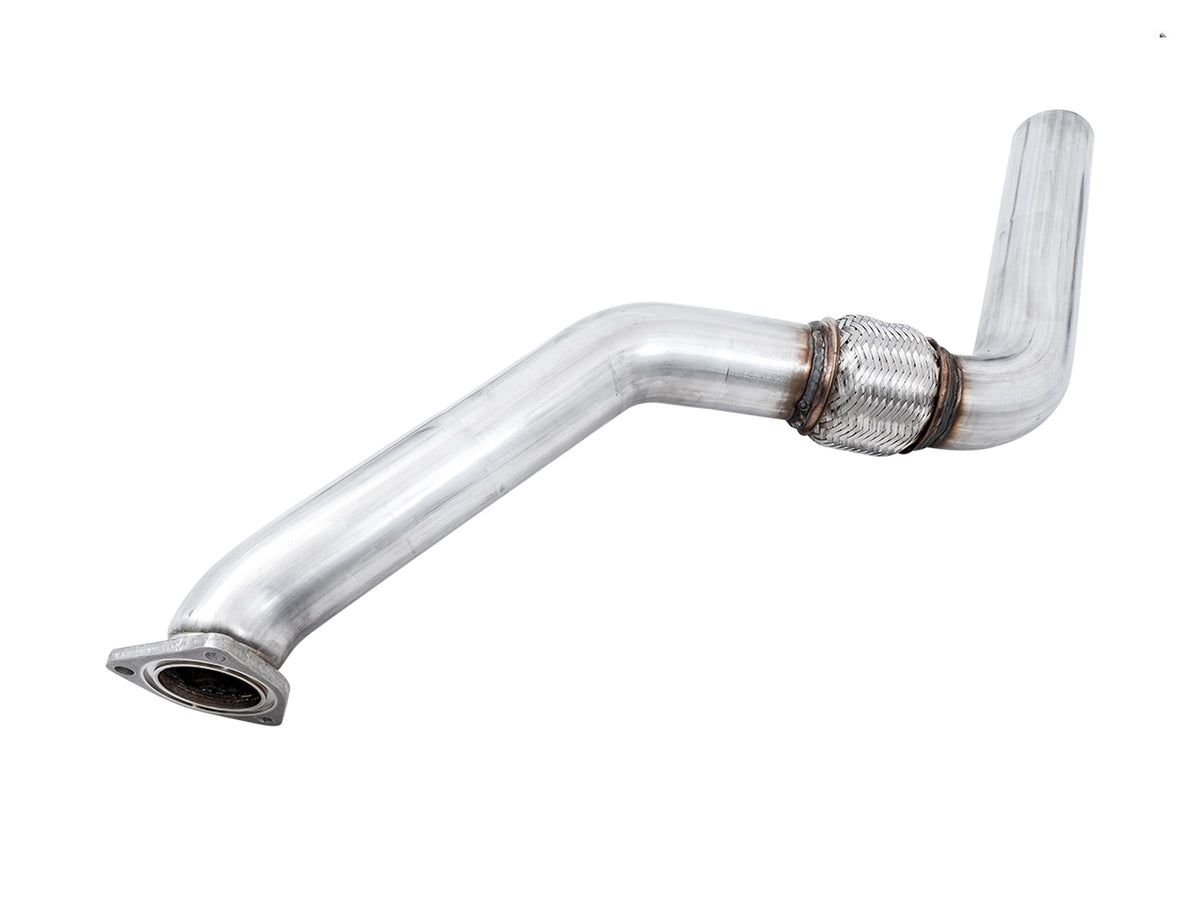 AWE Tuning 2016+ Honda Civic Si Touring Edition Exhaust w/Front Pipe & Dual Chrome Silver Tips - 3015-32108