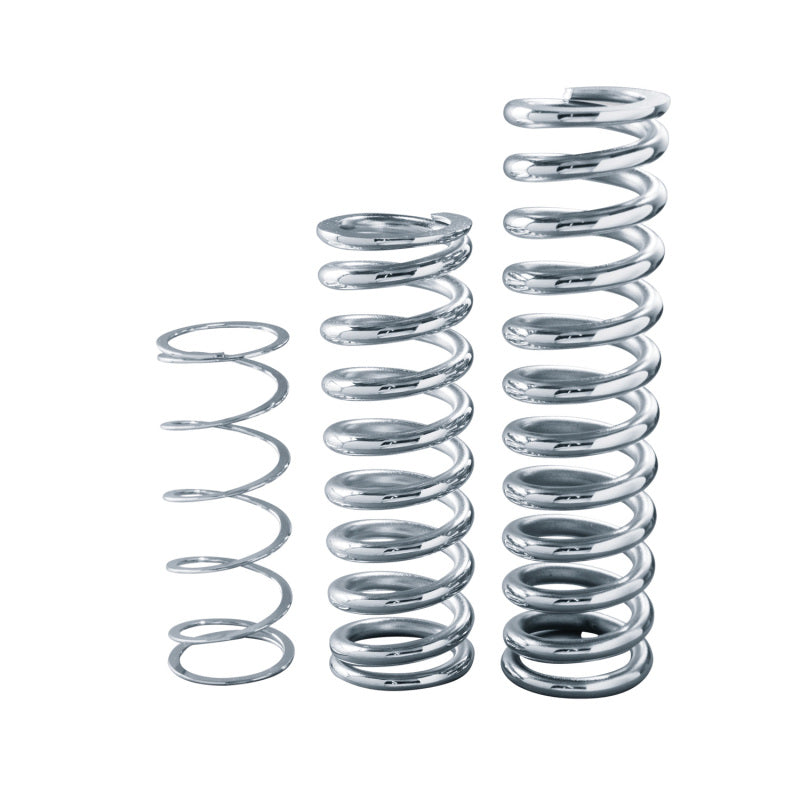 QA1 1-7/8in ID Spring - 10in Length x 400lbs/in - Chrome Plated - 10SM400